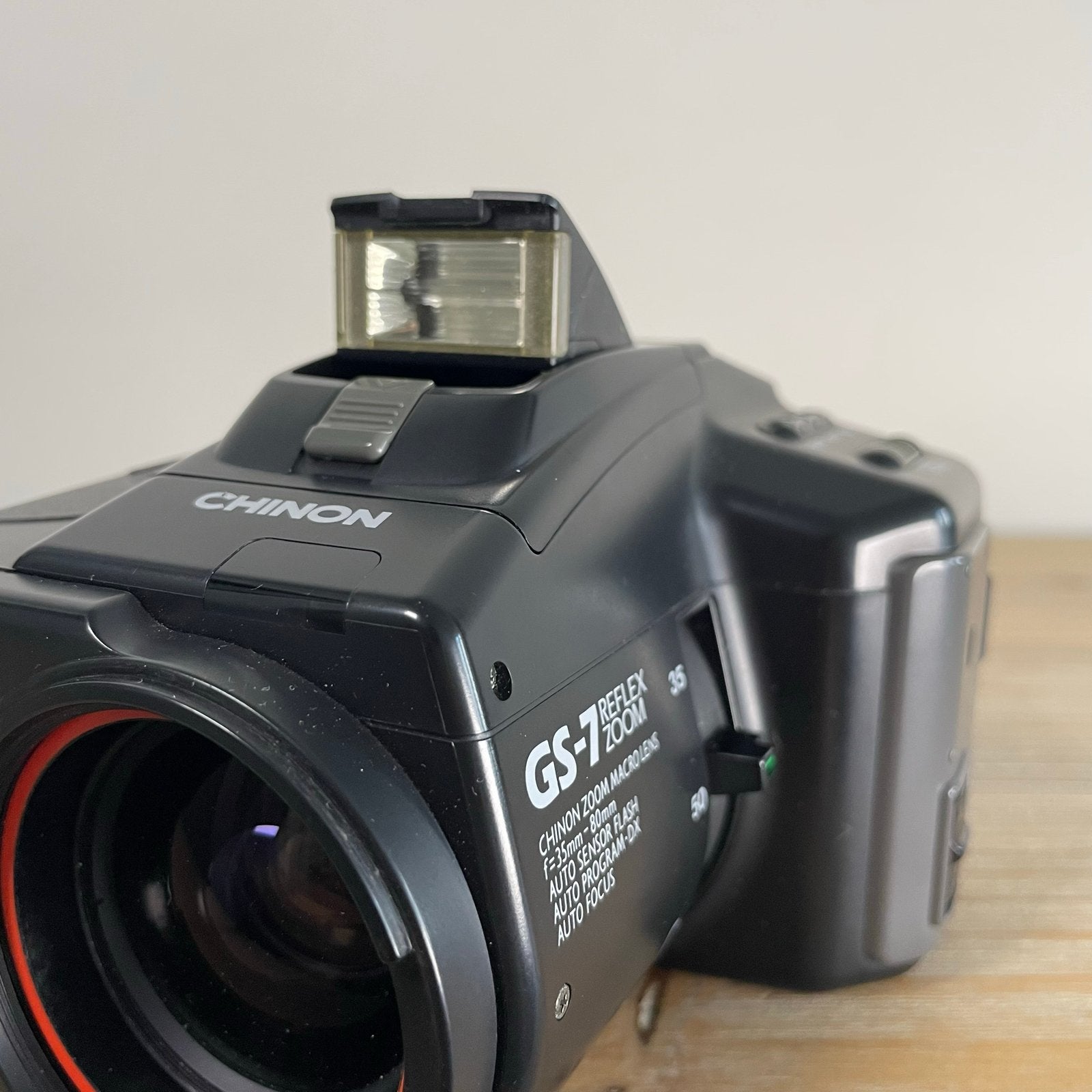 Chinon GS-7 Reflex Zoom camera - Werking onbekend, Ophalen of Verzenden, Gebruikt, Compact, Overige Merken