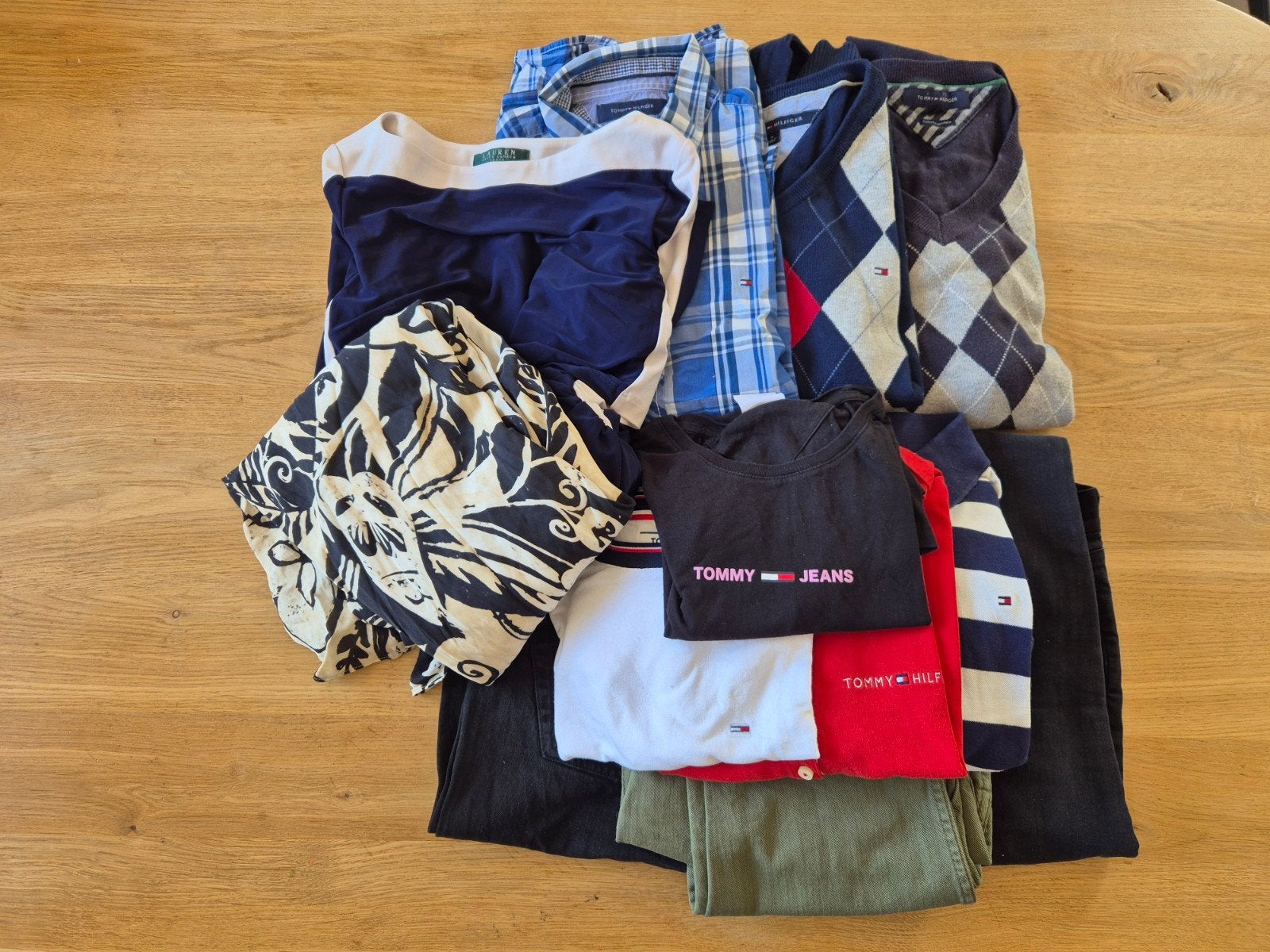 Bundel kleding: Ralp Lauren, Tommy Hilfiger, Ophalen of Verzenden, Zo goed als nieuw, Overige maten