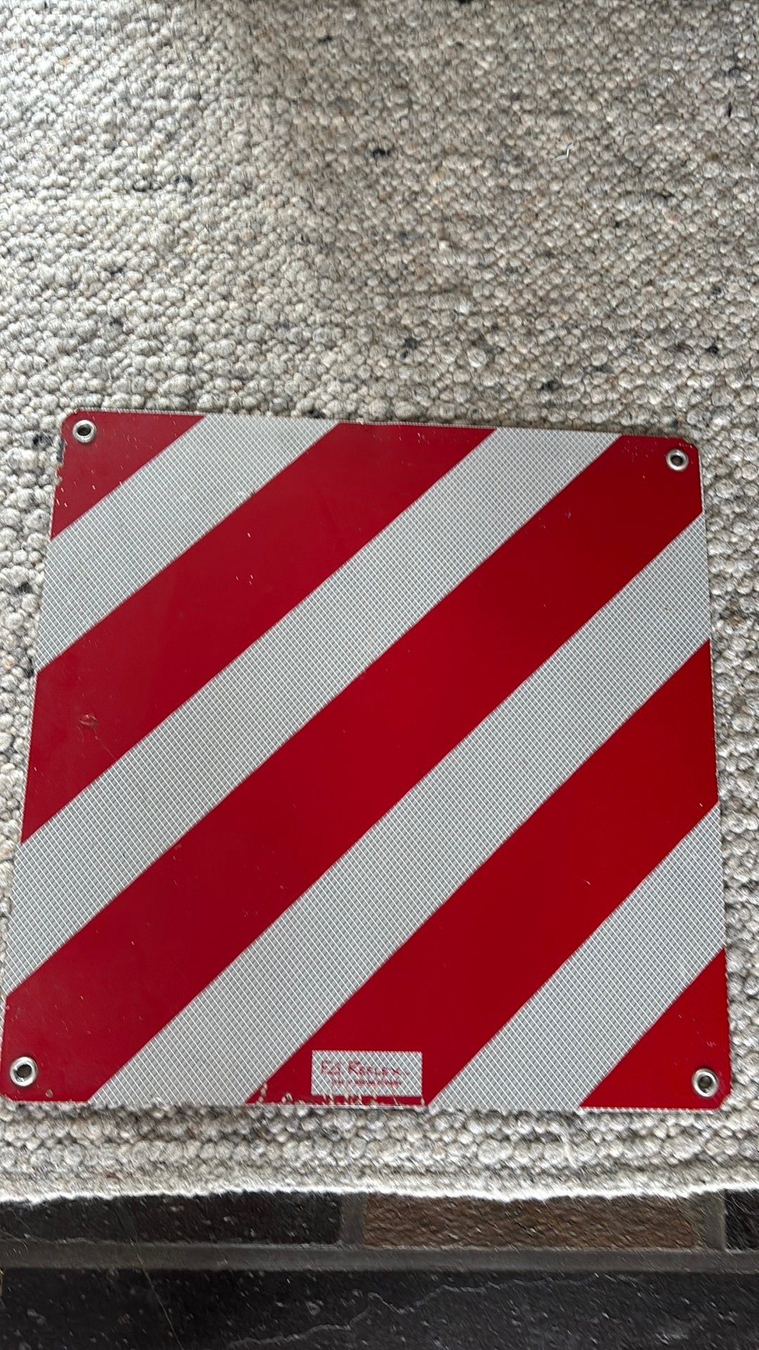 Markeringsbord Italië, Ophalen, Gebruikt