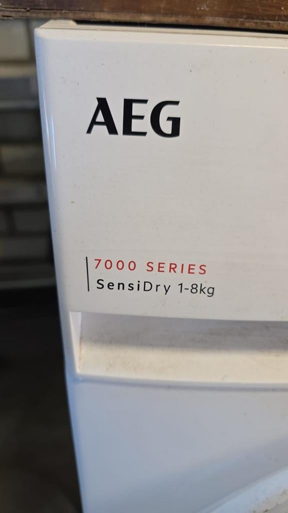 AEG droogtrommel 7000 serie, Witgoed en Apparatuur, Wasdrogers, Ophalen, 6 tot 8 kg, Gebruikt, Anti-kreukfase