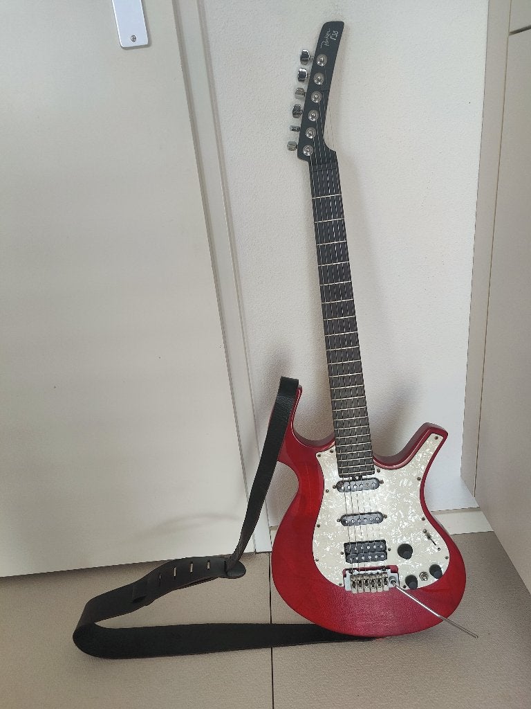 Parker P38 Trans Red | HSS + Fishman Piezo (incl. Hardcase), Muziek en Instrumenten, Ophalen, Zo goed als nieuw, Solid body, Overige merken