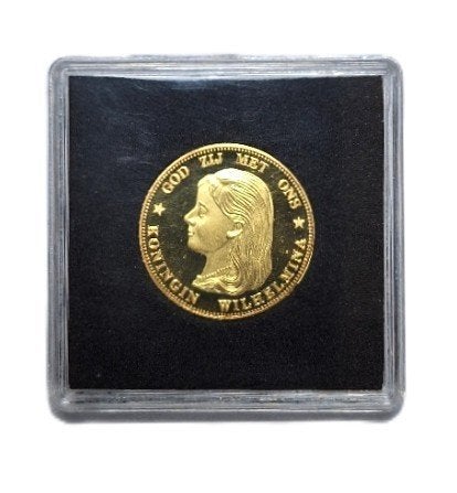 Herslag gouden 10 gulden 1892, Ophalen of Verzenden, Koningin Wilhelmina, 10 gulden