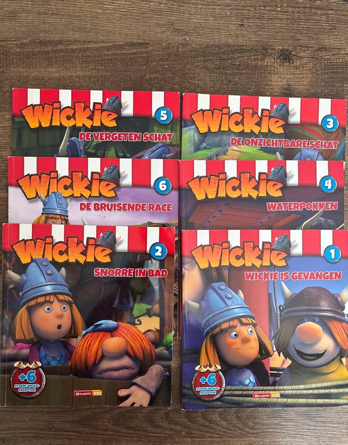 Wickie de Viking Boekenreeks - 6 delen, Ophalen of Verzenden, Zo goed als nieuw, Sprookjes