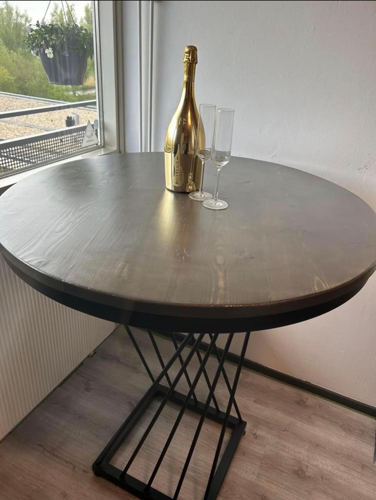 Handgemaakte Industriële Sta-tafel / Bartafel – Uniek Design, Ophalen, Nieuw