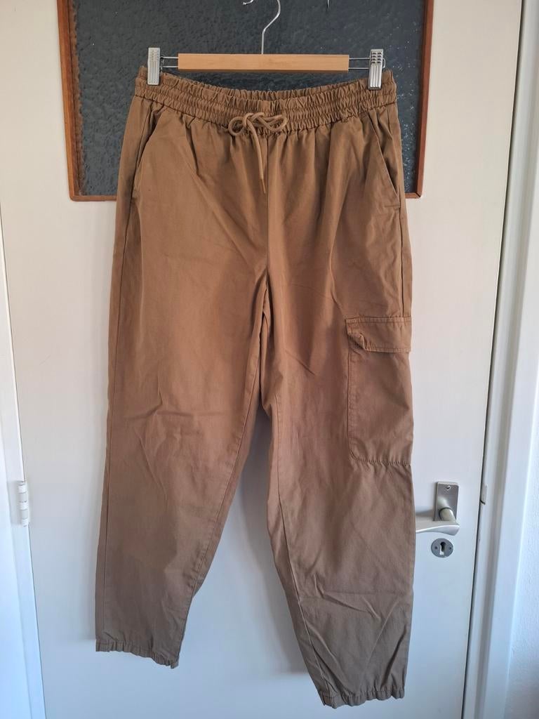 S.Oliver Cargo Broek - Maat 36 (S), Verzenden, Beige, Zo goed als nieuw, S.Oliver