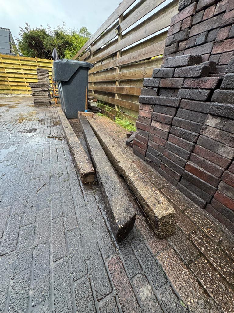 Draagbalk steen met staal., Ophalen of Verzenden, Zo goed als nieuw, 250 cm of meer, Palen