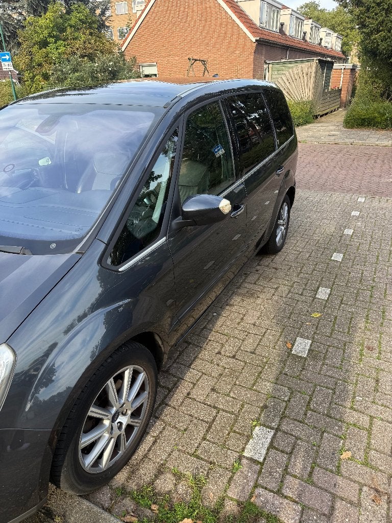 Ford Galaxy 2.0 7-zits | Panoramadak | Leer | Navi |Trekhaak, Auto's, Voorwielaandrijving, Zwart, 4 cilinders, 7 stoelen