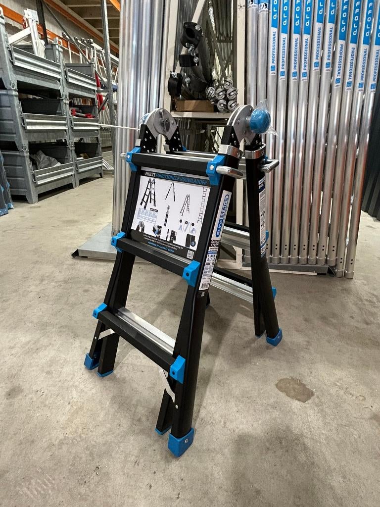 Eurostairs multifunctionele vouwladder 4x3 en 4x4 NIEUW, Doe-het-zelf en Verbouw, Ladders en Trappen, Ophalen, Nieuw, Ladder, 4 meter of meer