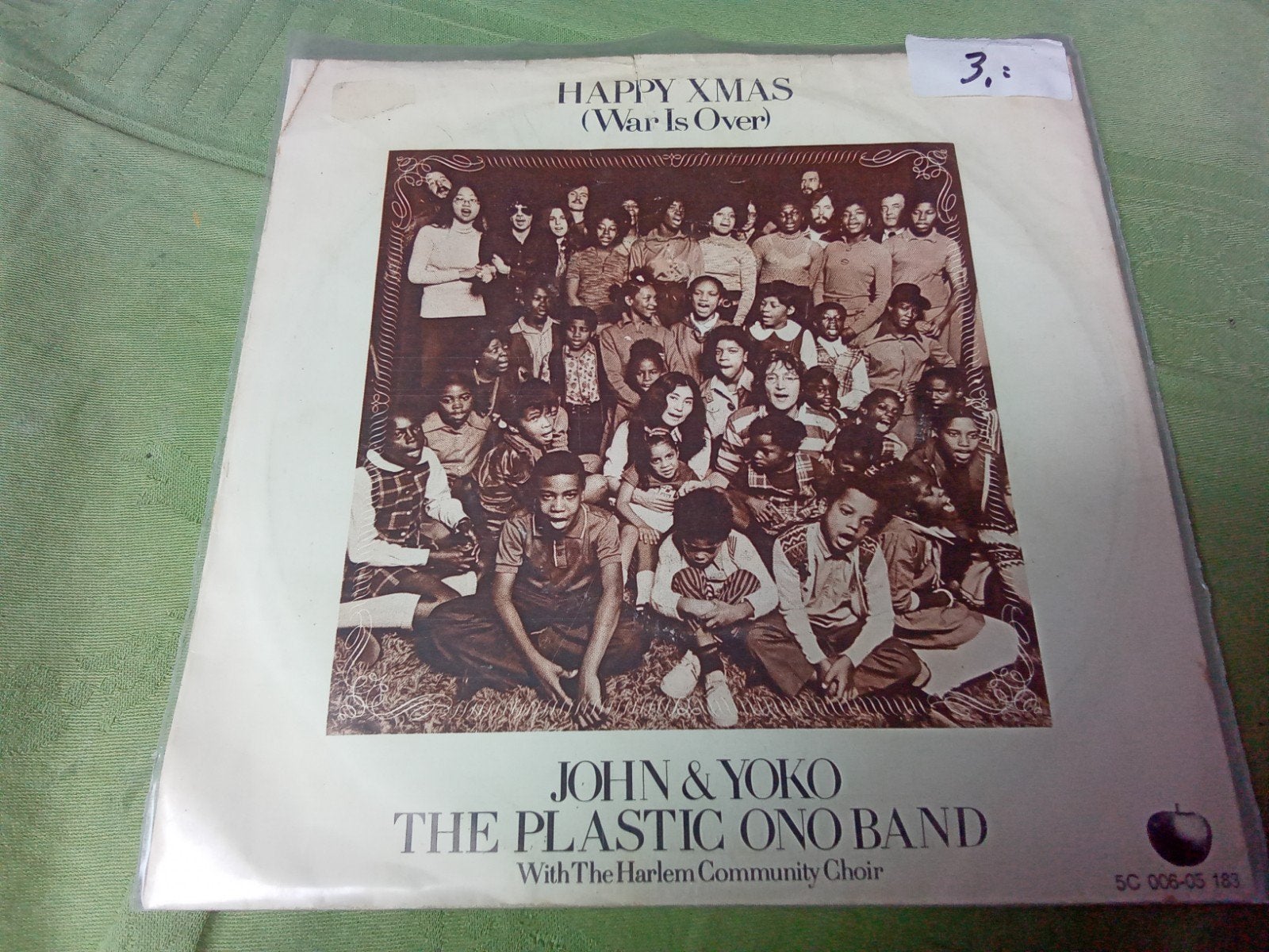 John and Yoko  the plastic Ono band.         happy  Xmas, Verzenden, Gebruikt
