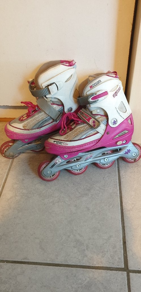 skates, maat 37 - 40, Ophalen, Gebruikt, Kinderen, Inline skates 4 wielen