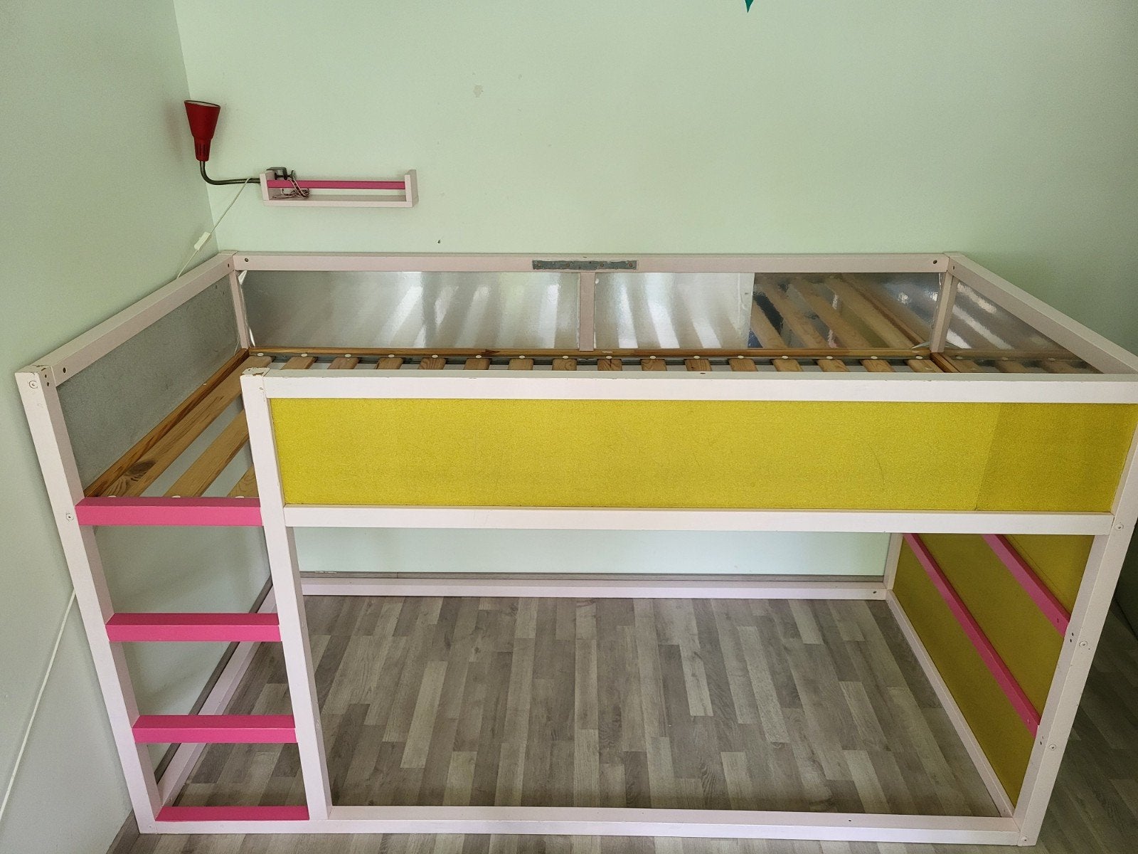 Ikea Kura bed Roze, Ophalen, Gebruikt, Halfhoogslaper