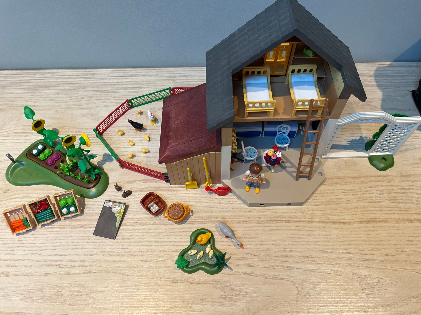 Playmobil 5120 Hoeve met Bio winkel, Kinderen en Baby's, Speelgoed | Playmobil, Ophalen of Verzenden, Gebruikt