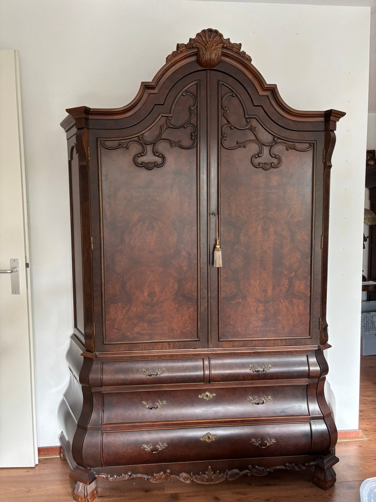 Antiek Hollands Kabinet Louis XV/Rococo Stijl, Ophalen
