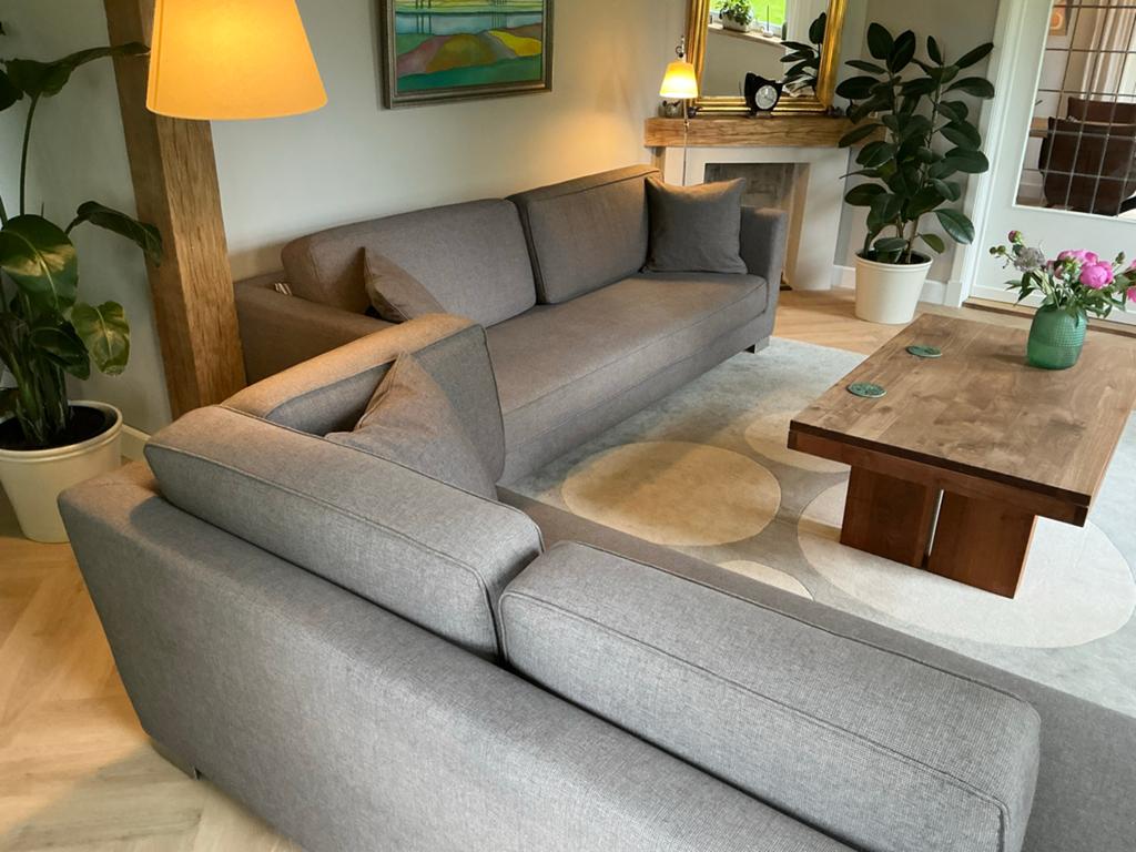 Italiaans design Verzelloni Link bank met chaisse longue, Huis en Inrichting, 100 tot 125 cm, 300 cm of meer, Ophalen of Verzenden