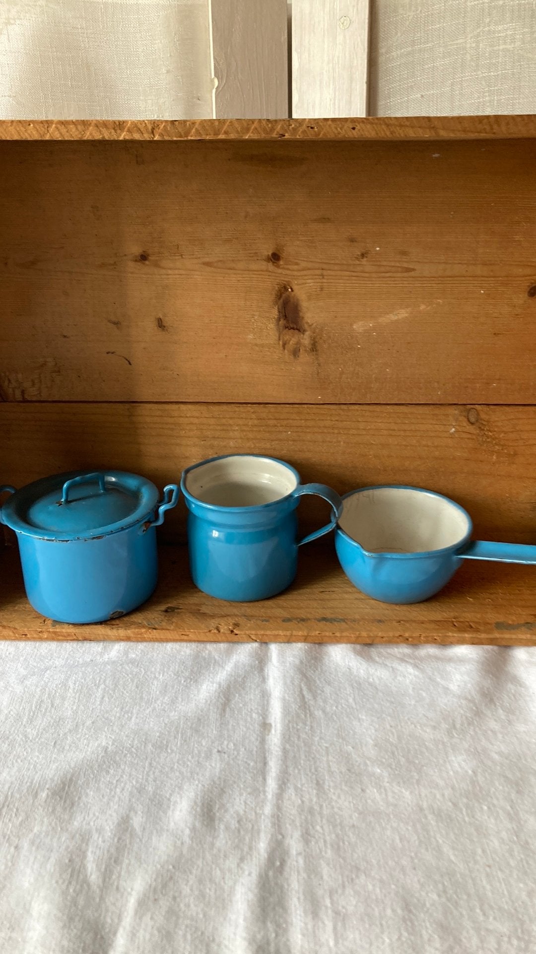 Emaille vintage speelgoed pannetjes, Antiek en Kunst, Ophalen of Verzenden