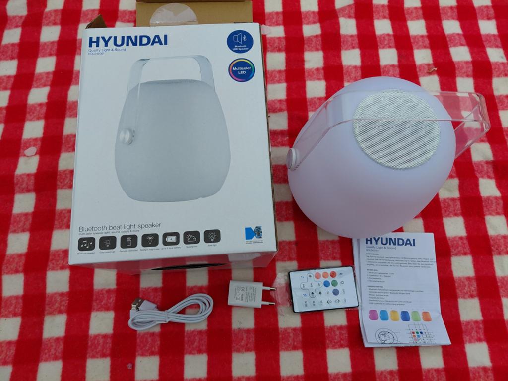 Hyundai Bluetooth Beat Light Speaker - Nieuw in doos, Ophalen of Verzenden, Nieuw, Overige typen, Overige merken
