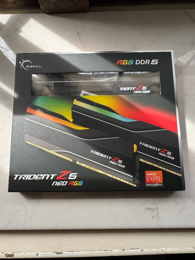 G.Skill Trident Z5 Neo RGB F5-6000J3040G32GX2-TZ5NR, Nieuw, Ophalen of Verzenden, Desktop, DDR5