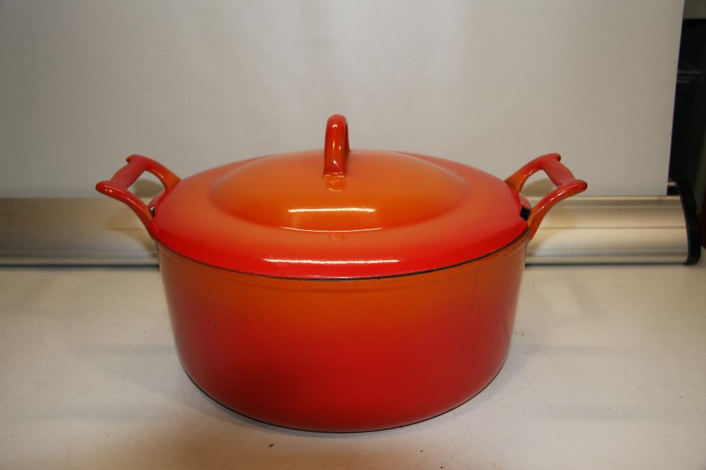 belgium braadpan emaille groot formaat (263), Ophalen of Verzenden, Gebruikt, Overige materialen, Koekenpan of Braadpan