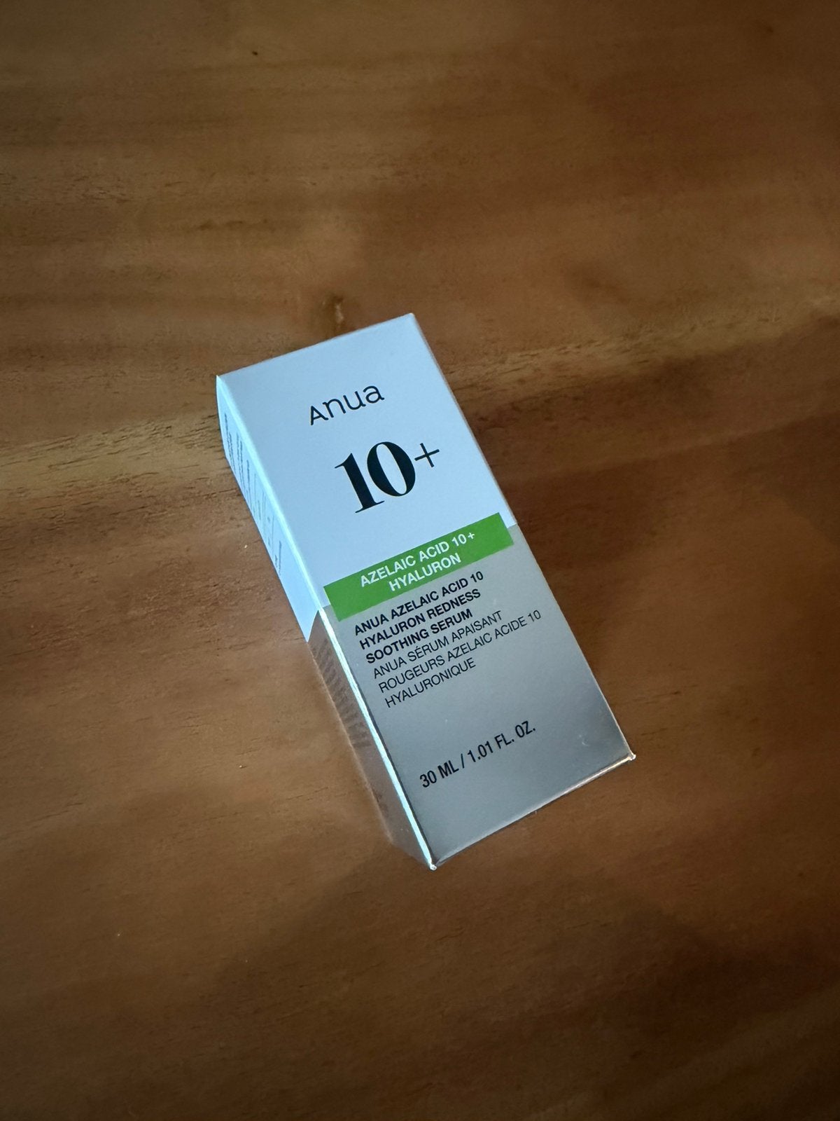 Anua Azelaic Acid 10+ Hyaluron Soothing Serum 30ml, Verzenden, Zo goed als nieuw, Gehele gezicht, Verzorging