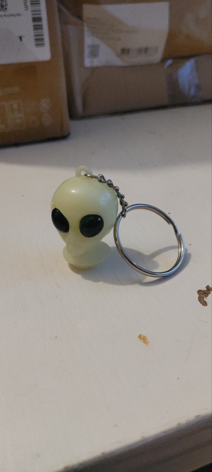 Sleutelhanger Alien - Glow in the Dark, Ophalen of Verzenden, Nieuw, Overige typen