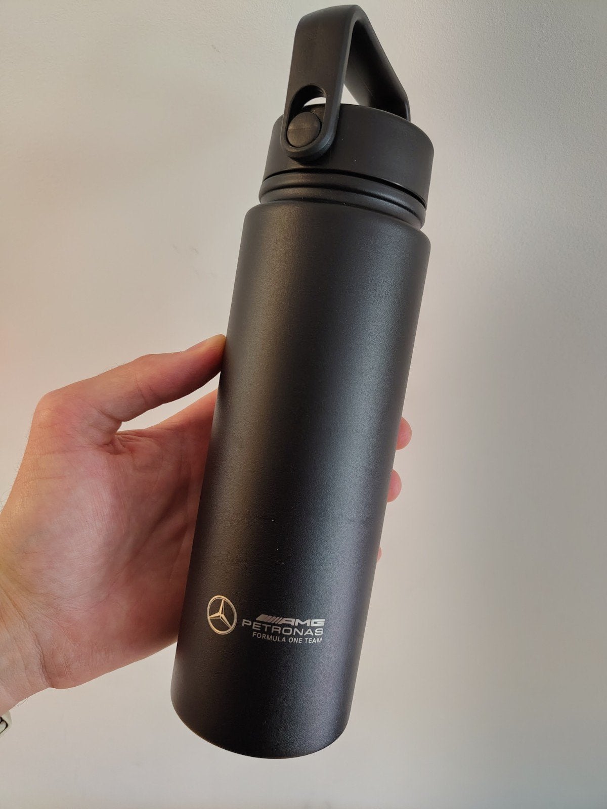 Mercedes-AMG Petronas F1 Team Waterfles Zwart, Ophalen of Verzenden, Nieuw