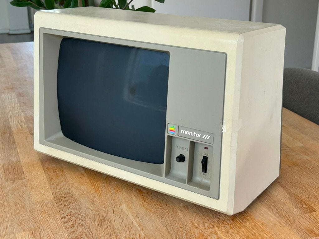Vintage Apple III groen monitor, Computers en Software, Vintage Computers, Ophalen
