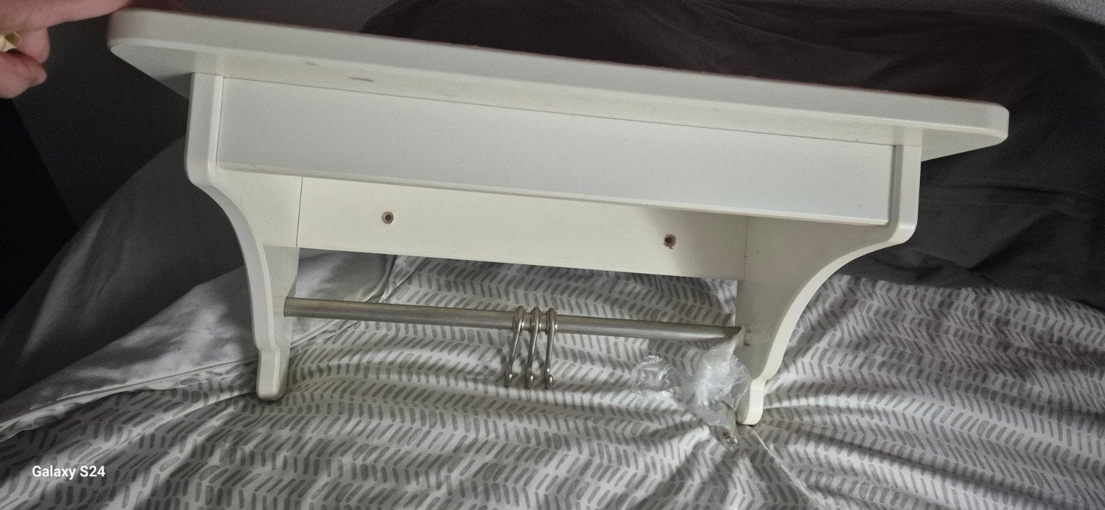 Leuke ikea wandmeubel, Ophalen of Verzenden, Hout, Wandkapstok, Minder dan 100 cm
