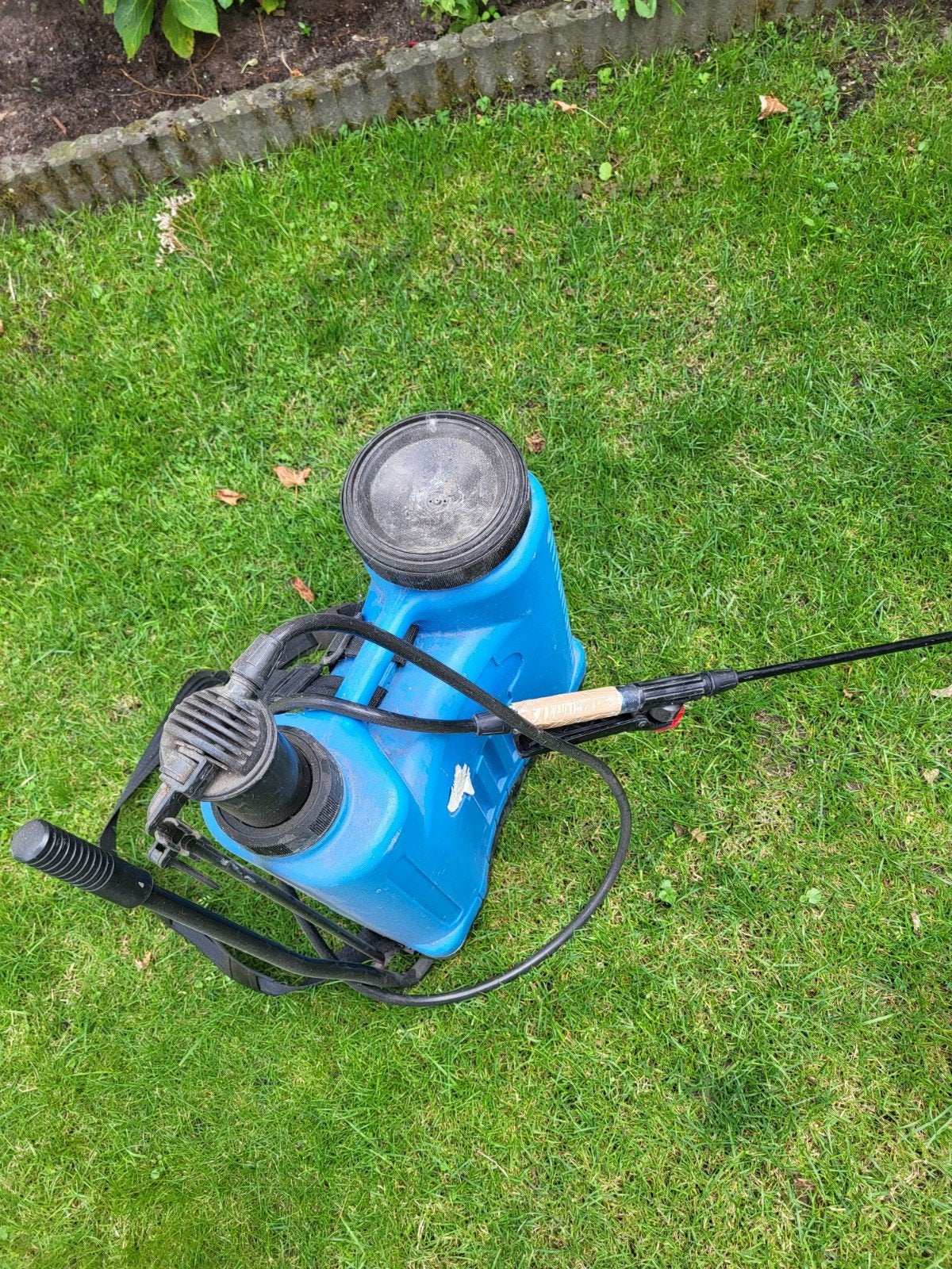 Rugsproeier met defect handvat - LEKT, Ophalen of Verzenden, Gebruikt, Handsproeier
