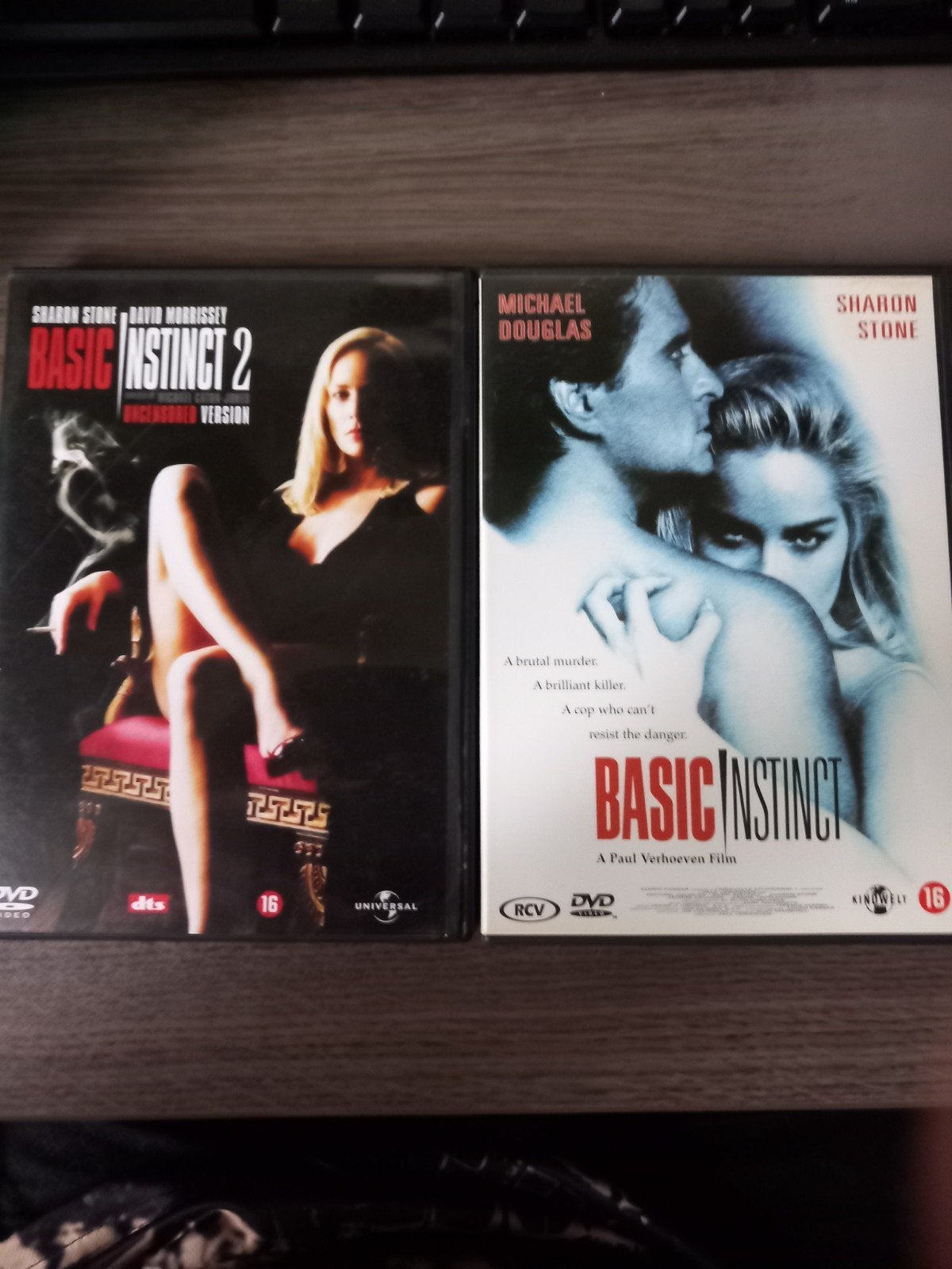 Basic Instinct 1 & 2 DVD Boxset - Sharon Stone, Vanaf 16 jaar, Ophalen of Verzenden, Gebruikt, Actiethriller