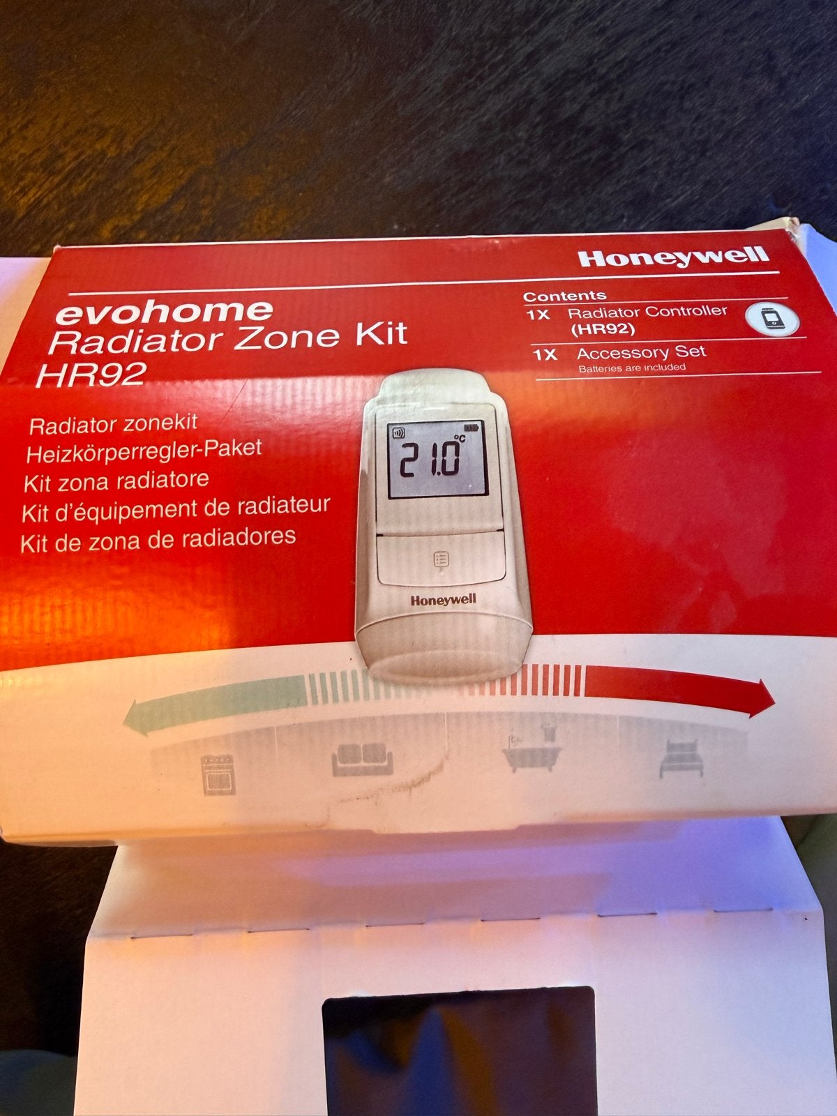 Honeywell evohome radiator zone kit HR92, Ophalen of Verzenden, Slimme thermostaat, Nieuw