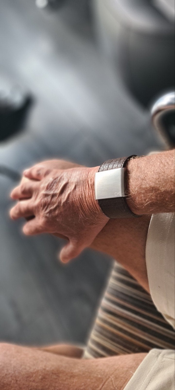 Nieuwe Dyrberg/Kern Leren Verstelbare Herenarmband, Sieraden, Tassen en Uiterlijk, Armbanden, Ophalen of Verzenden, Nieuw, Bruin