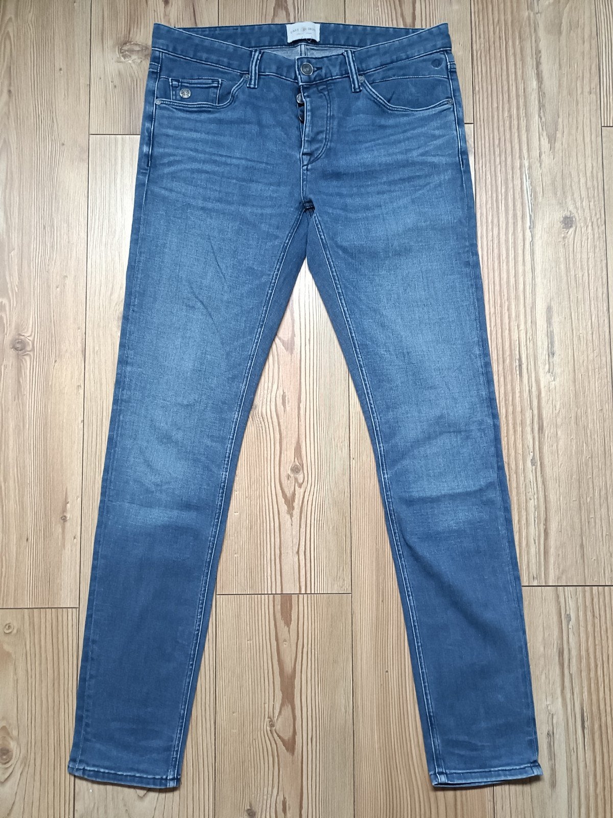 Cast Iron stretch maat 34-34, Ophalen of Verzenden, Zo goed als nieuw, Blauw, W33 - W34 (confectie 48/50)