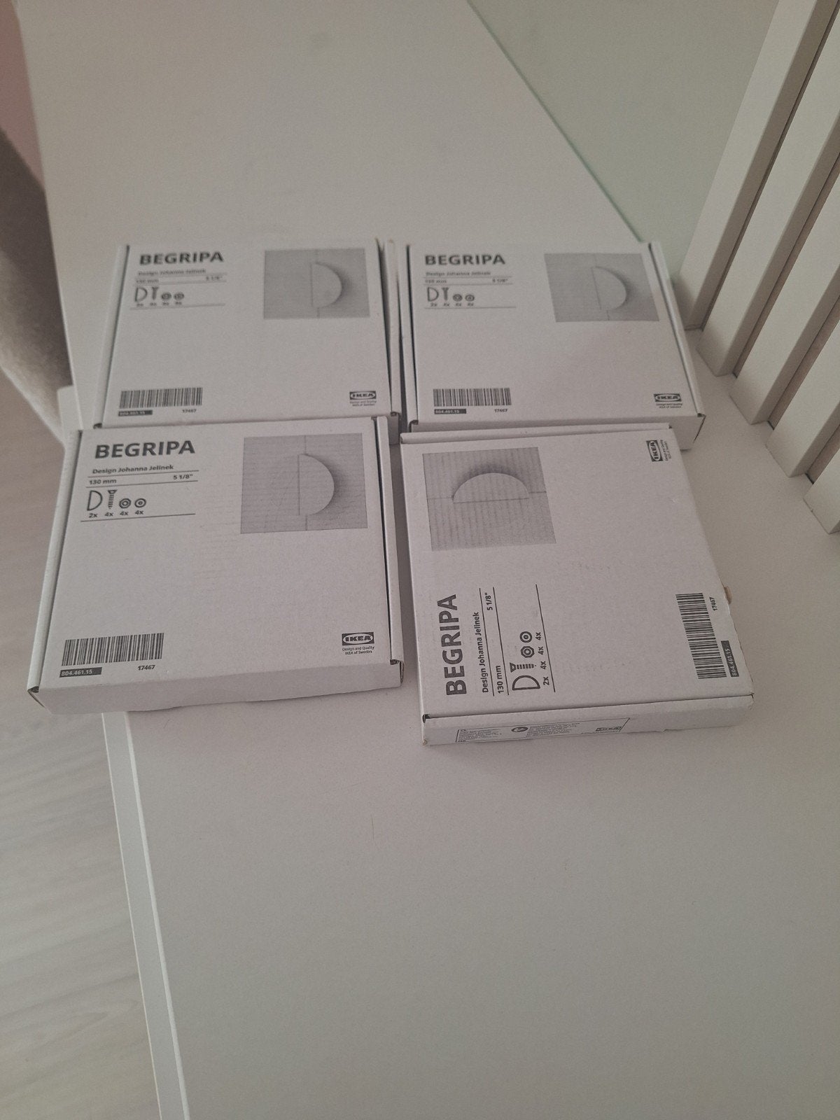 IKEA BEGRIPA Deurgrepen (4 stuks), Ophalen of Verzenden, Nieuw
