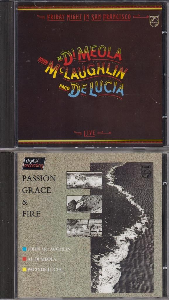 Di Meola McLaughlin De Lucia - Friday Night + Passion Grace, Verzenden, Zo goed als nieuw