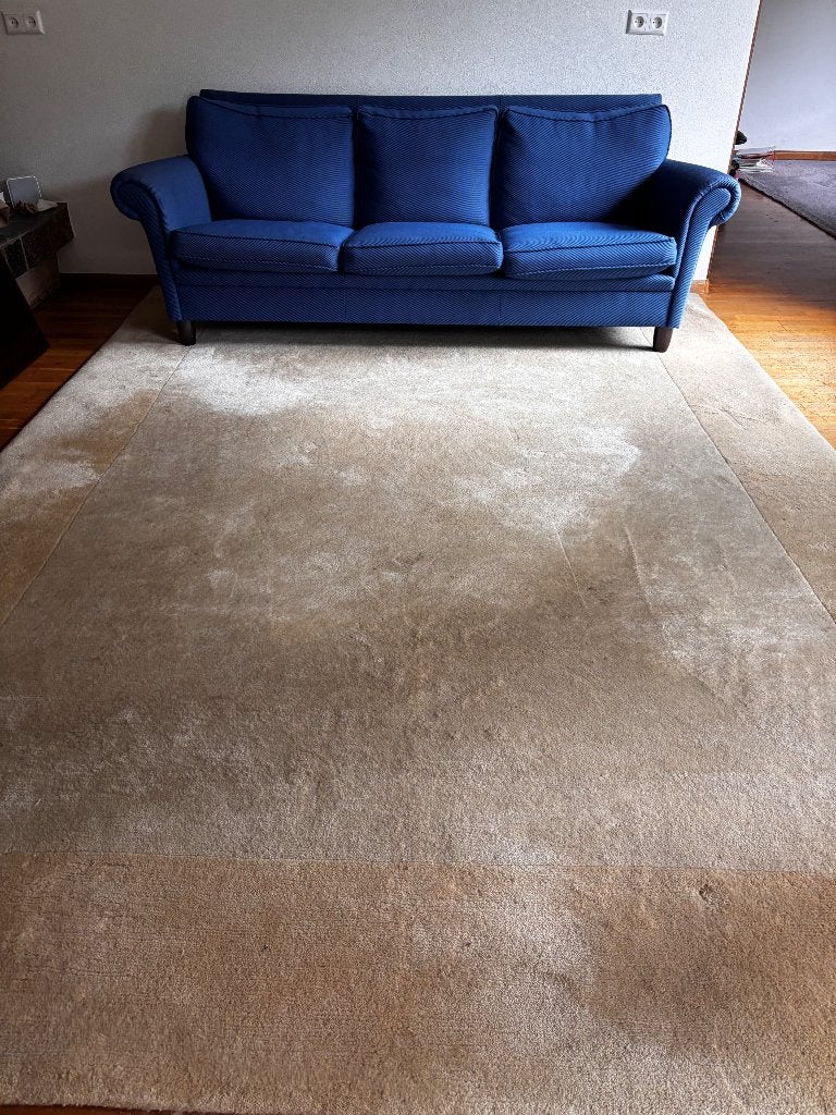 Beige wollen kleed 2,50x3,50cm, Huis en Inrichting, Ophalen, Gebruikt, Beige, 200 cm of meer