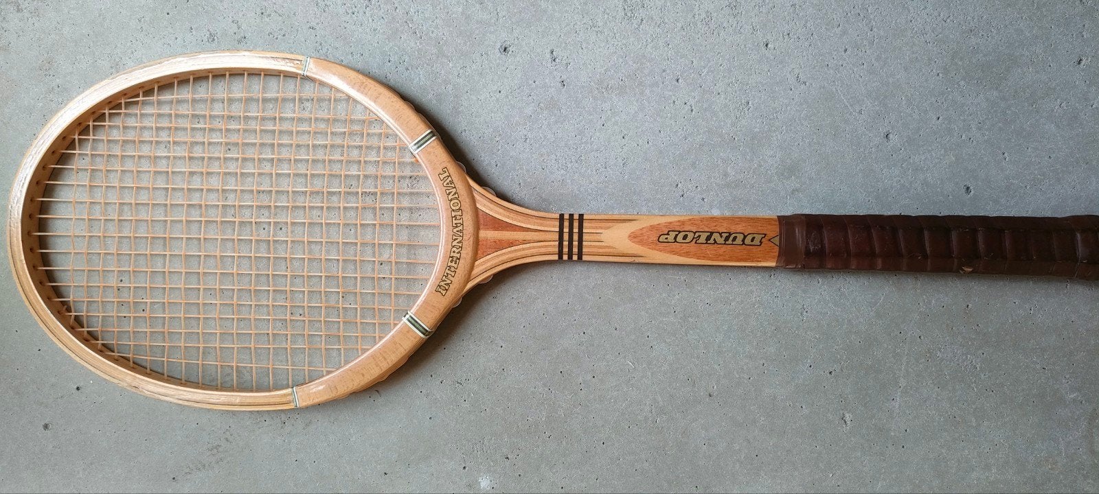 tennisracket tennis racket Dunlop, Maxply International, Ophalen, Gebruikt, Racket, Dunlop
