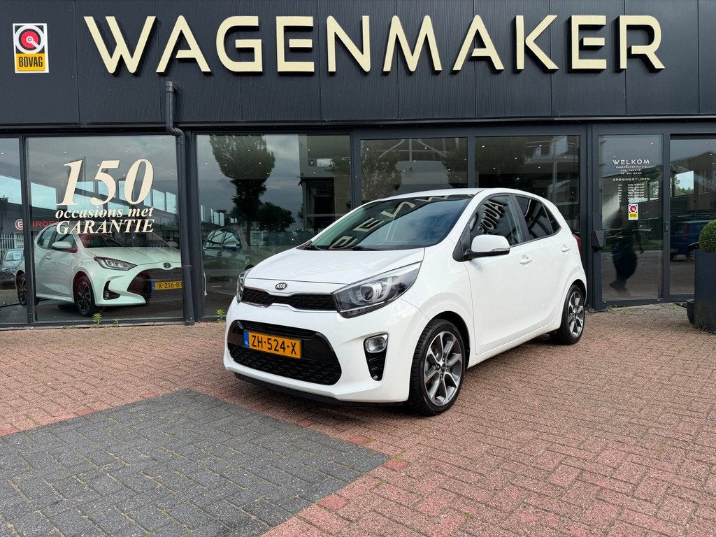 Kia Picanto 1.0 CVVT Design ed. Leder|Cruise|NAV|Cam|Carplay, Voorwielaandrijving, 12 maanden, Gebruikt, Euro 6