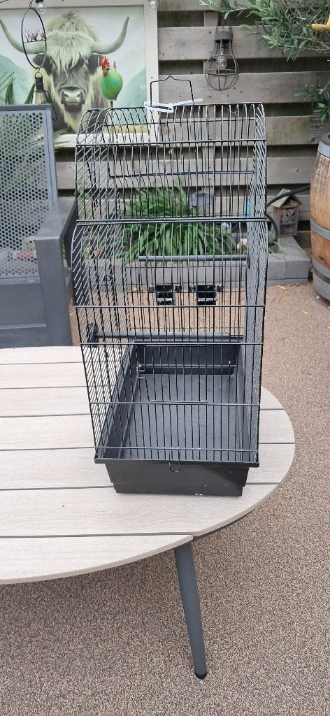vogelkooi, Ophalen, Gebruikt, Metaal, Vogelkooi