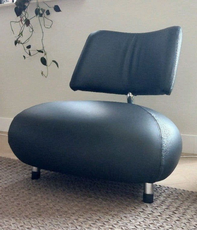 Leolux Pallone fauteuil zwart, Huis en Inrichting, Fauteuils, Ophalen