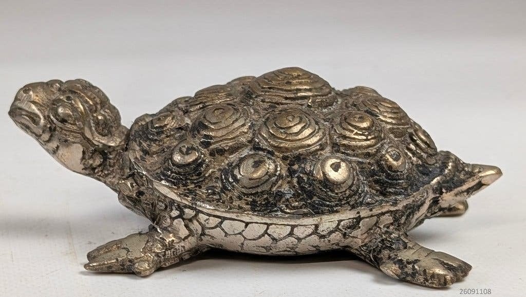 mooi oud beeld schildpad, Verzamelen, Ophalen, Zo goed als nieuw, Dier