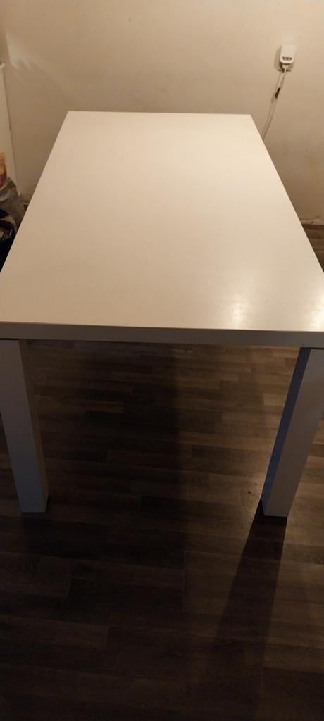 Gratis witte eettafel, Ophalen, Gebruikt, Rechthoekig, 50 tot 100 cm