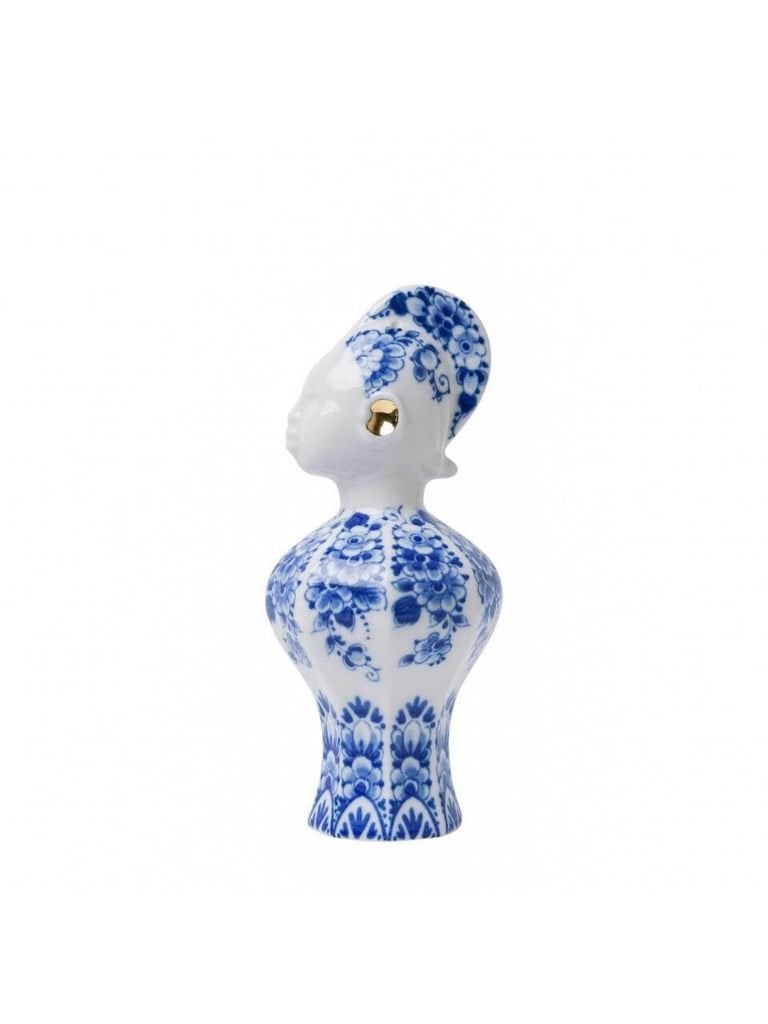 Heinen Delfts Blauw Kabra zoutvaatje 12 cm, Huis en Inrichting, Overige merken, Keramiek, Overige typen, Ophalen of Verzenden