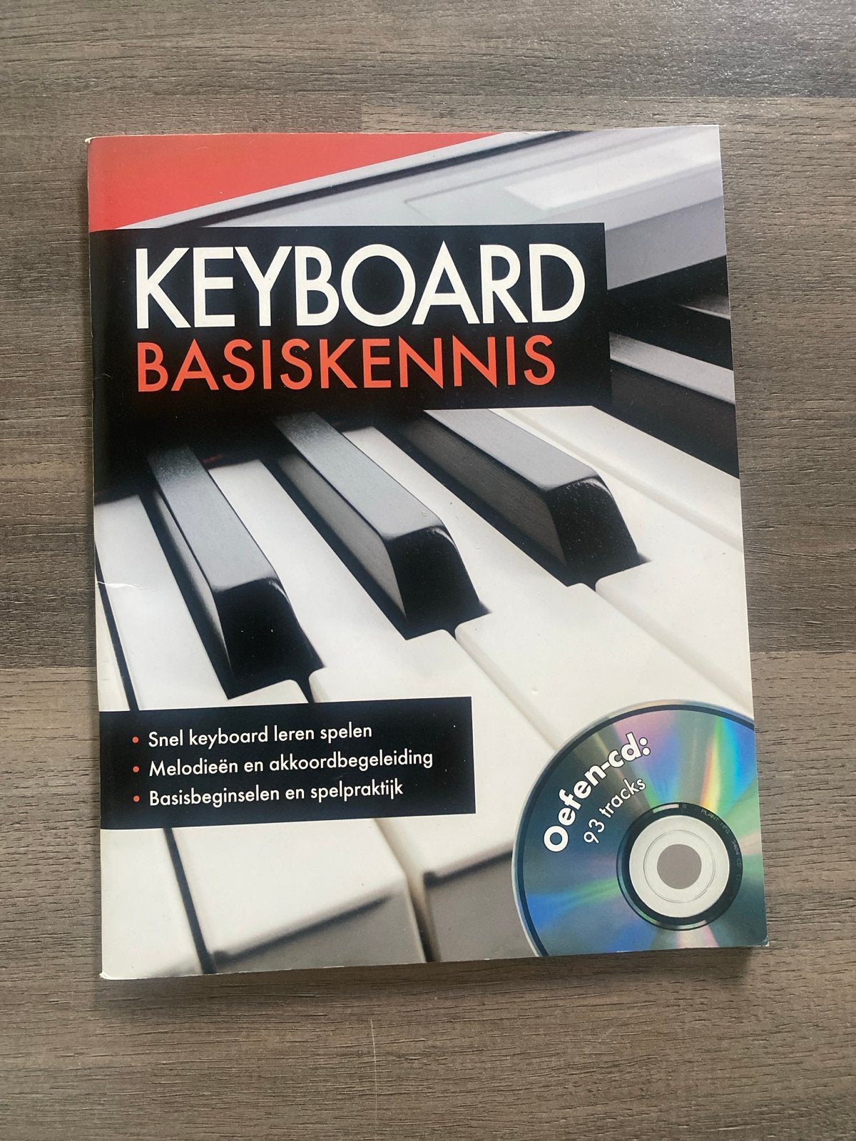 Keyboard Basiskennis Boek met Oefen-CD (93 tracks), Ophalen of Verzenden, Gebruikt, Overige aantallen, Overige merken