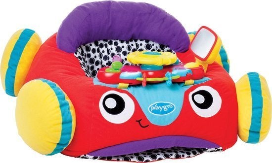 Playgro Comfy Car - Pluchen zitkussen Baby Speelkussen Baby, Overige typen, Nieuw, Ophalen of Verzenden, Www.loods56.nl