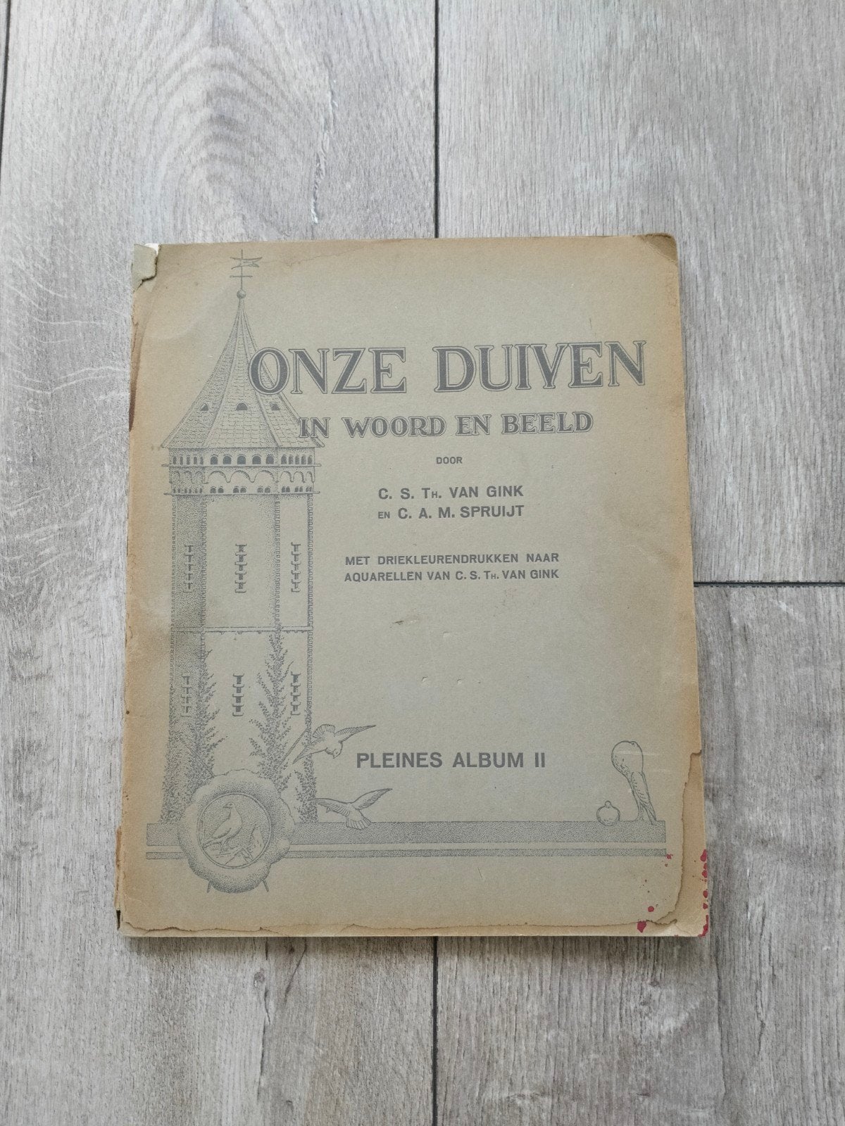 Plaatjesalbum Onze Duiven in Woord en Beeld Album II, Verzenden, Gelezen, Plaatjesalbum