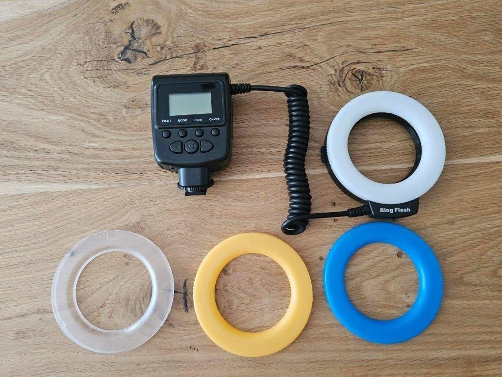 Ringflitser 72 mm, Overige merken, Gebruikt, Ophalen of Verzenden, Draadloos