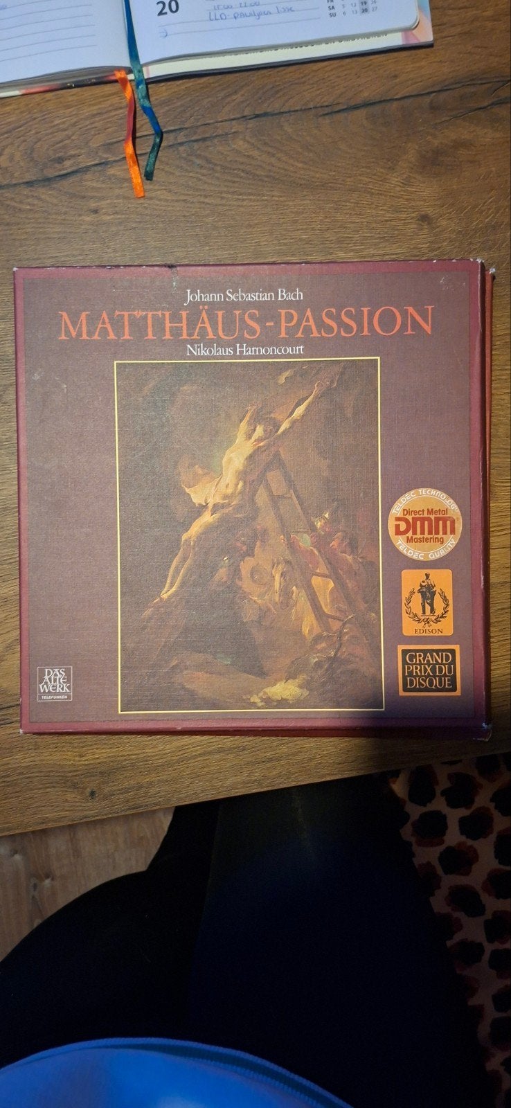 Bach - Matthäus-Passion - Nikolaus Harnoncourt (Boxset LP), Cd's en Dvd's, Boxset, Gebruikt, Ophalen of Verzenden, Boxset