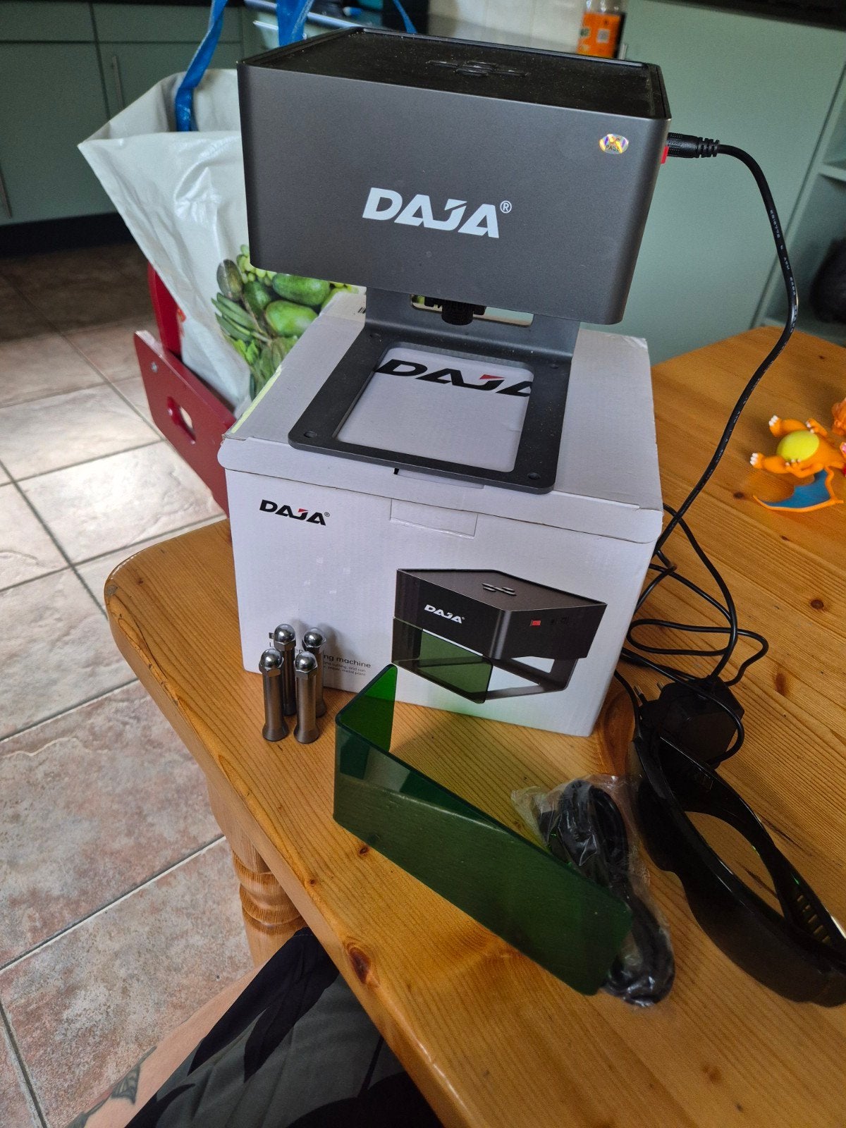 Graveermachine - Daja Laser Engraving Machine, Ophalen of Verzenden, Zo goed als nieuw, Machine, Elektrisch