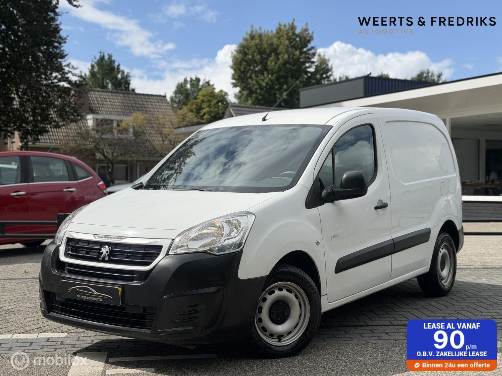 Peugeot Partner 1.6 BlueHDi 75 NWE RIEM|BTW|TREKHAAK|INBOUW, Stof, 4 cilinders, Origineel Nederlands, Bedrijf