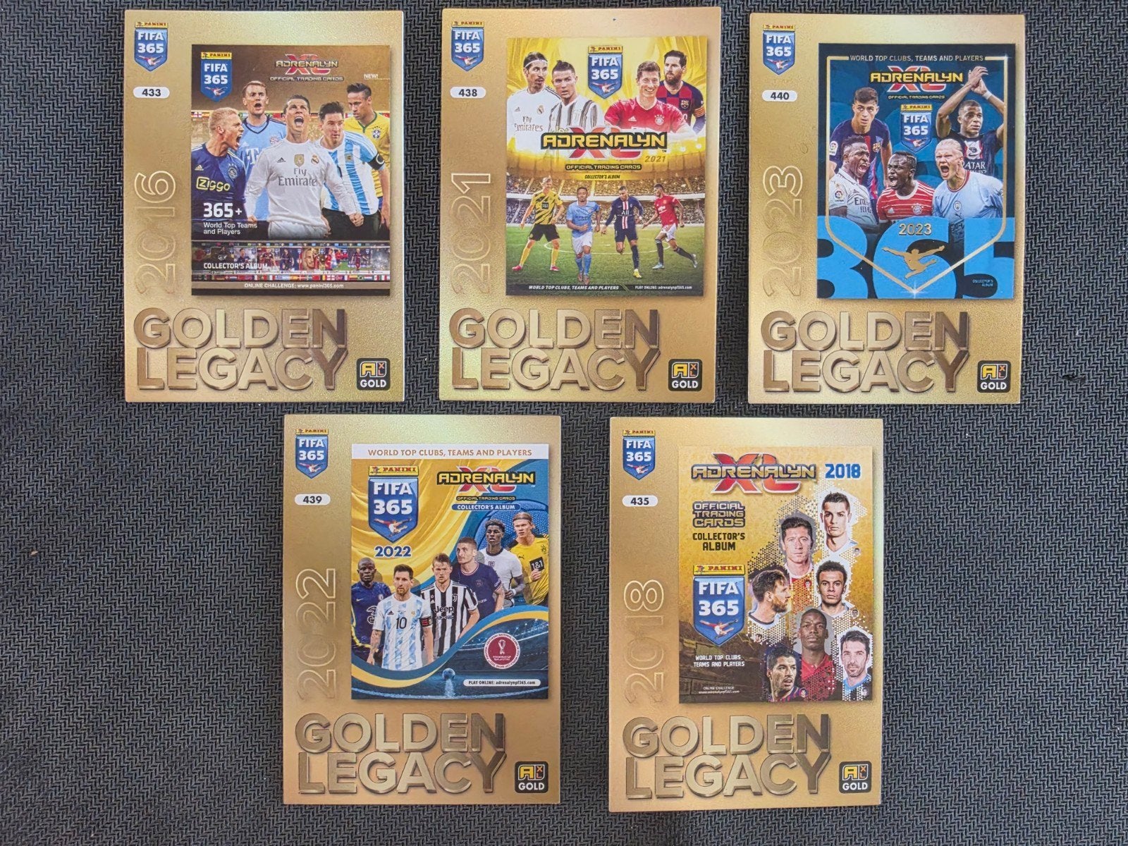 Panini FIFA 365 Adrenalyn XL Golden Legacy Collectie, Ophalen of Verzenden, Zo goed als nieuw